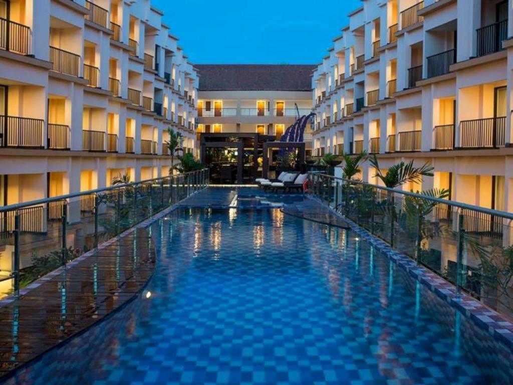 enjoy a resort with a pool
